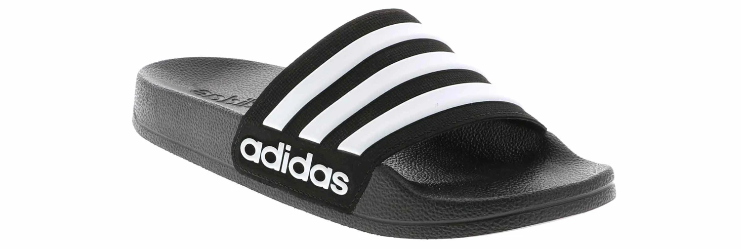 Adidas Adilette Shower (11-6) Boys' Athletic Slide Sandal 1 Adidas Adilette Shower (11-6) Boys' Athletic Slide Sandal