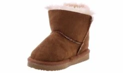 Apres Infant Girls’ (2-4) Boot -Bearpaw Shop apres apresinfantbootiechestnut mut1852ssche brown05