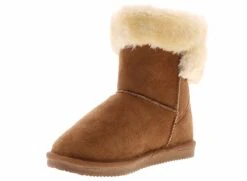 Apres Wrap Cuff Girls' Boot 10 Apres Wrap Cuff Girls' Boot -Bearpaw Shop apres wrap cuff ak1626 chesnut05