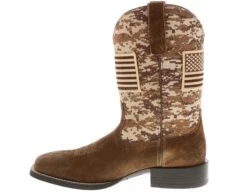 Ariat Sport Patriot Men's Wide-Width Western Boot -Bearpaw Shop ariat sport patriot wide 10019959 brown04
