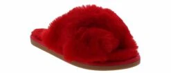 Bamboo Floofy Red Women’s Slipper