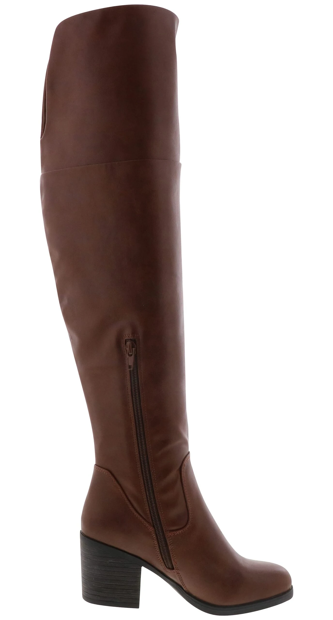 Bamboo Victoria Brown Women’s Fashion Tall Boot 2 Bamboo Victoria Brown Women’s Fashion Tall Boot - Image 2