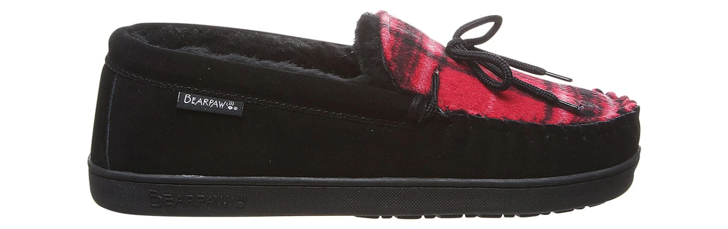 Bearpaw Moc II Black Multi Men's Slipper 2 Bearpaw Moc II Black Multi Men's Slipper - Image 2