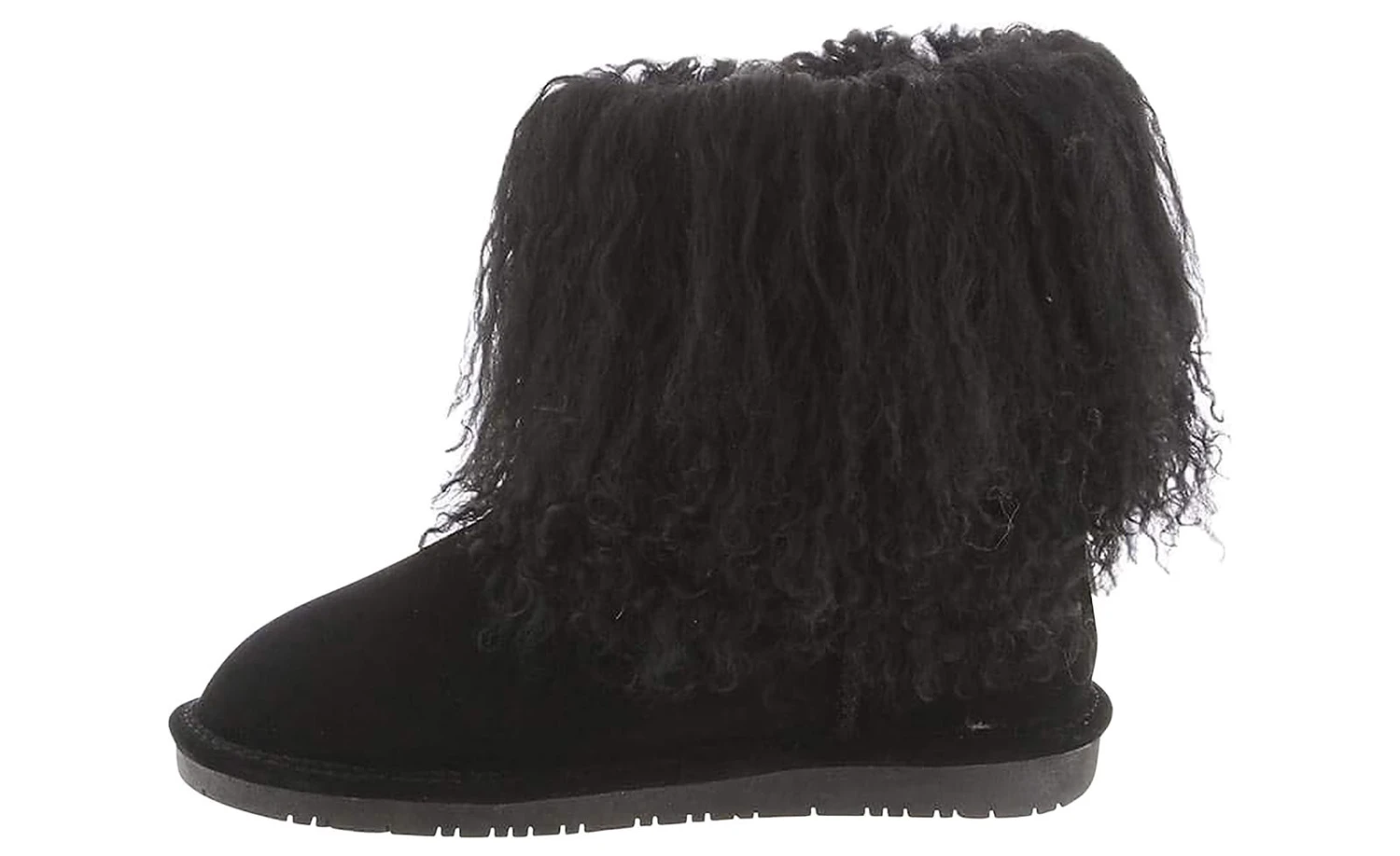 Bearpaw Boo Black Fur Women's Fashion Boot 3 Bearpaw Boo Black Fur Women's Fashion Boot - Image 3
