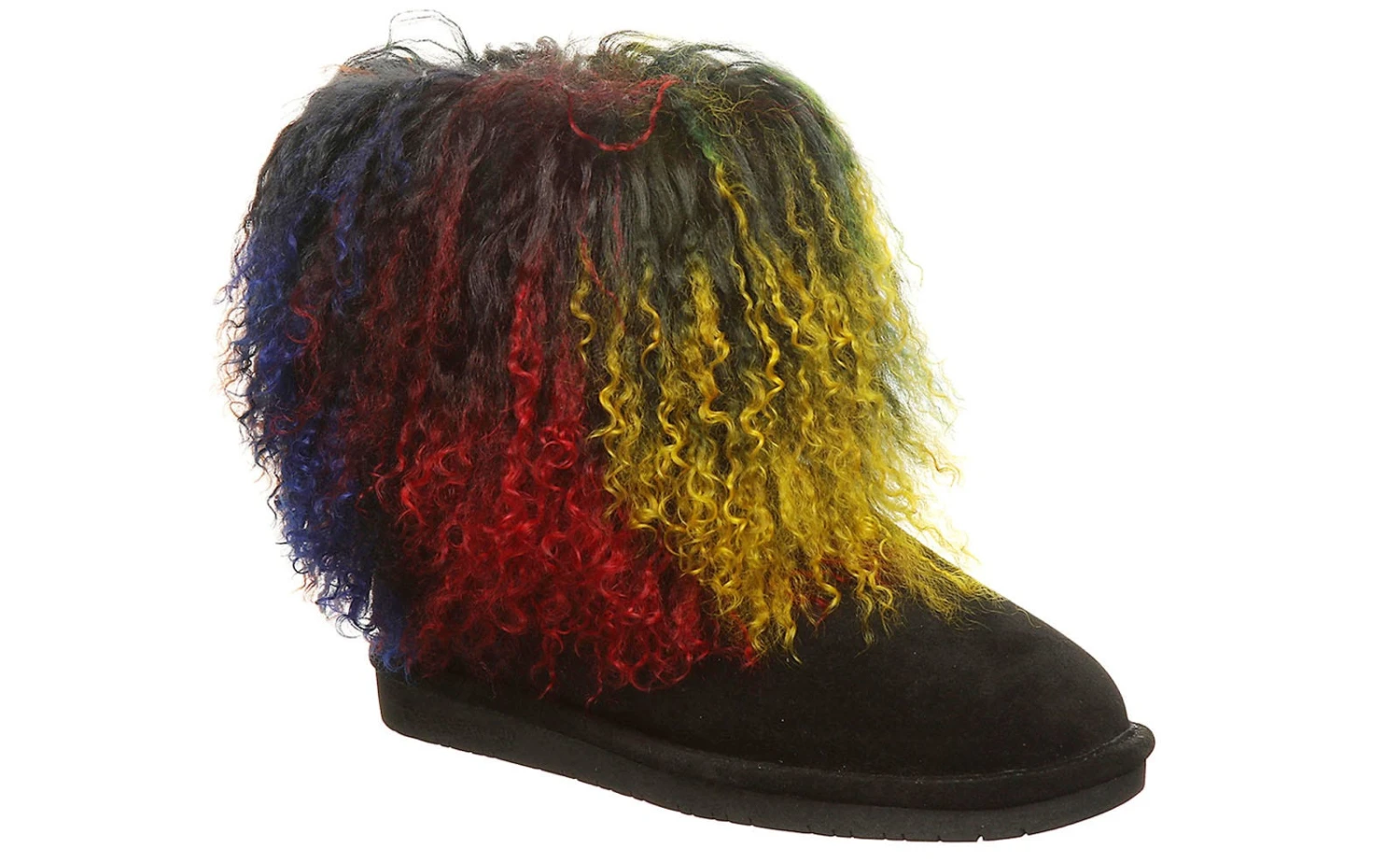 Bearpaw Boo Rasta Fur Women’s Fashion Boot 1 Bearpaw Boo Rasta Fur Women’s Fashion Boot