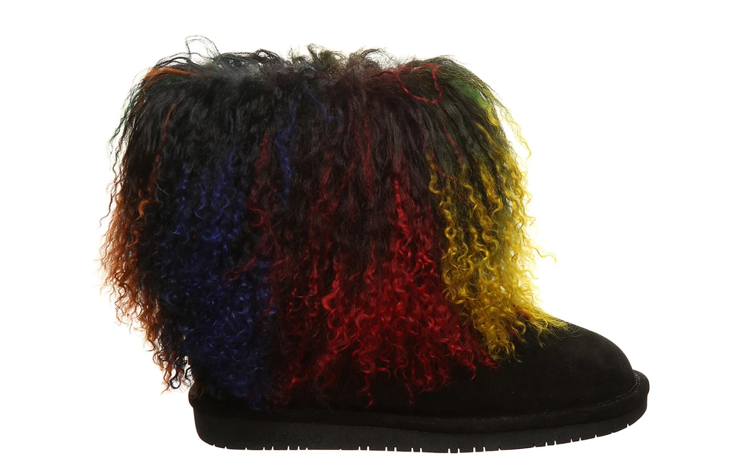 Bearpaw Boo Rasta Fur Women’s Fashion Boot 2 Bearpaw Boo Rasta Fur Women’s Fashion Boot - Image 2