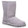 Bearpaw Elle Short Wide Width Gray Fog Women’s Casual Boot