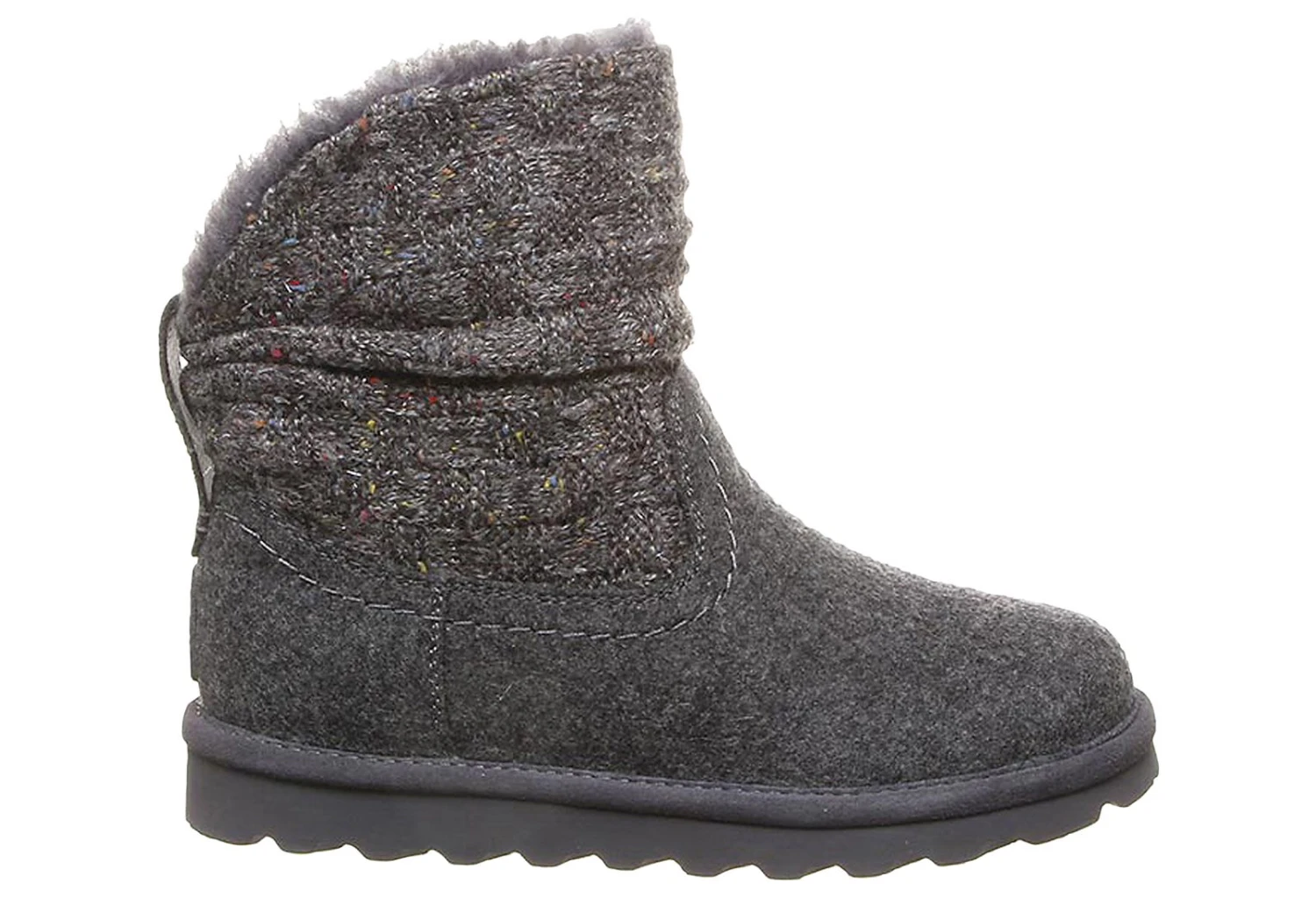 Bearpaw Virginia Grey Women's Bootie 2 Bearpaw Virginia Grey Women's Bootie - Image 2