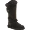 Bearpaw Sheilah Black Tall Faux Fur Women's Boot
