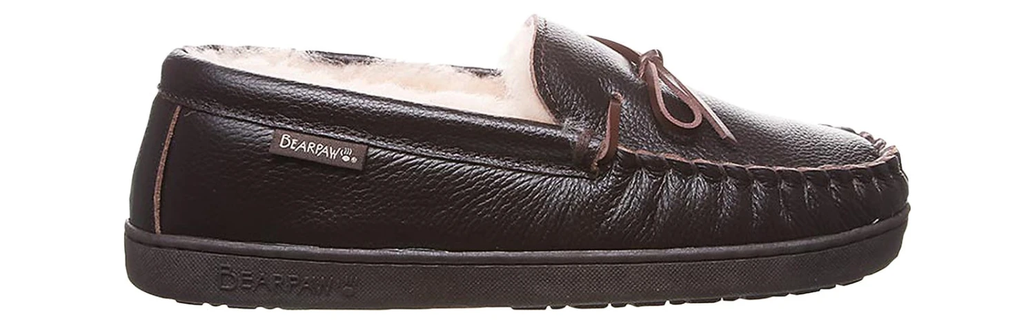 Bearpaw Mach IV Brown Men's Wide Width Slipper 2 Bearpaw Mach IV Brown Men's Wide Width Slipper - Image 2