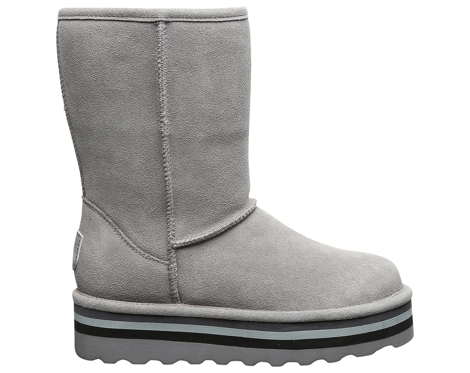Bearpaw Retro Elle Grey Women's Platform Boot 2 Bearpaw Retro Elle Grey Women's Platform Boot - Image 2