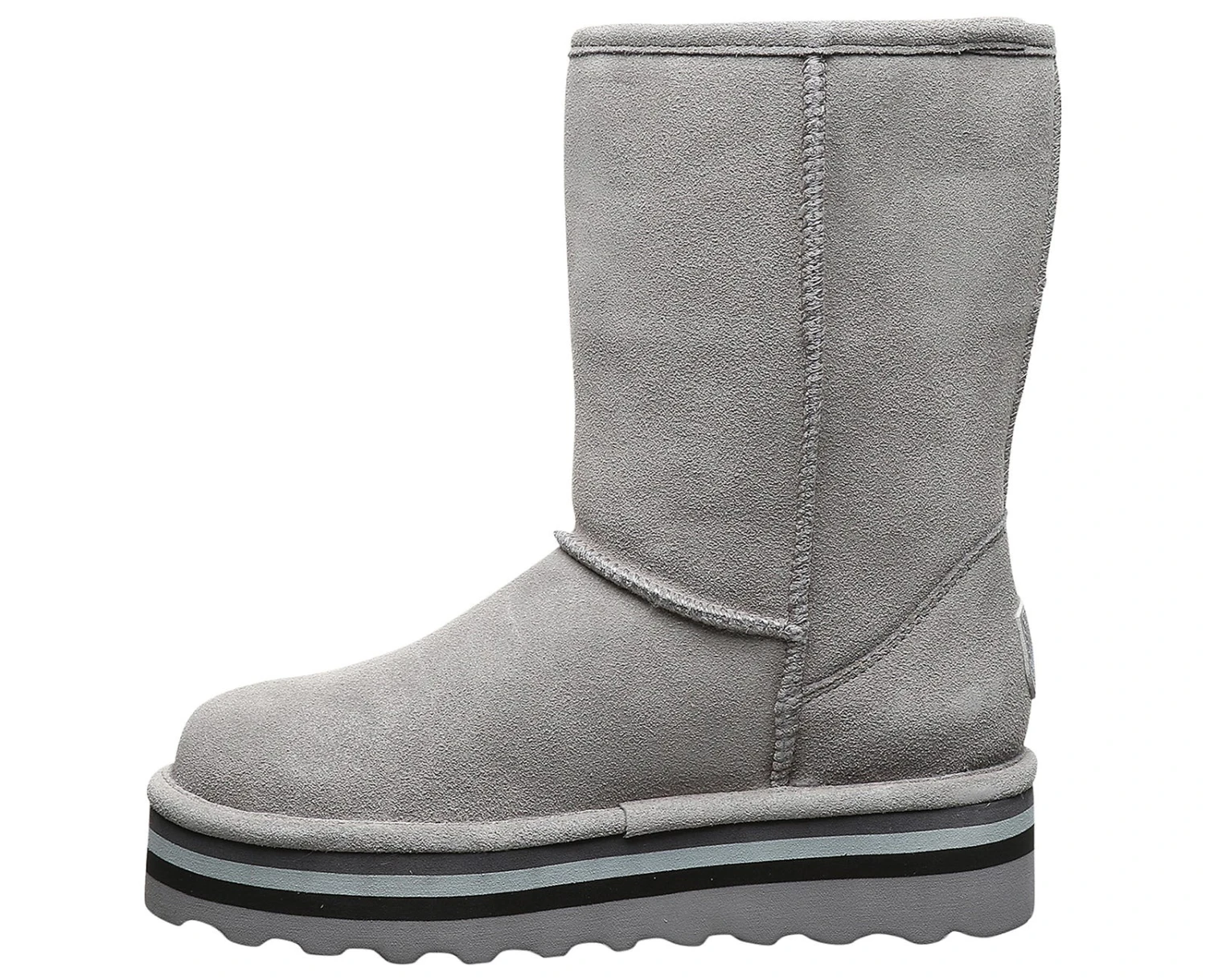 Bearpaw Retro Elle Grey Women's Platform Boot 4 Bearpaw Retro Elle Grey Women's Platform Boot - Image 4