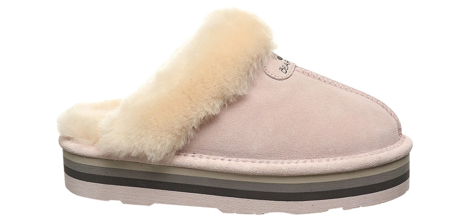 Bearpaw Retro Loki Pink Women's Platform Slipper 2 Bearpaw Retro Loki Pink Women's Platform Slipper - Image 2