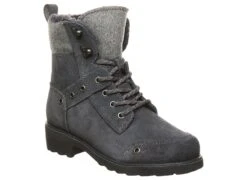 Bearpaw Alicia Charcoal Women's Combat Boot