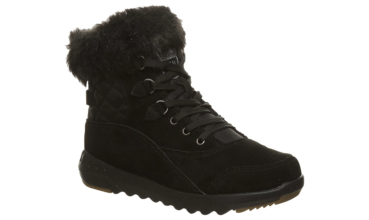 Bearpaw Robin Black Faux Fur Women's Hiking Boot 1 Bearpaw Robin Black Faux Fur Women's Hiking Boot