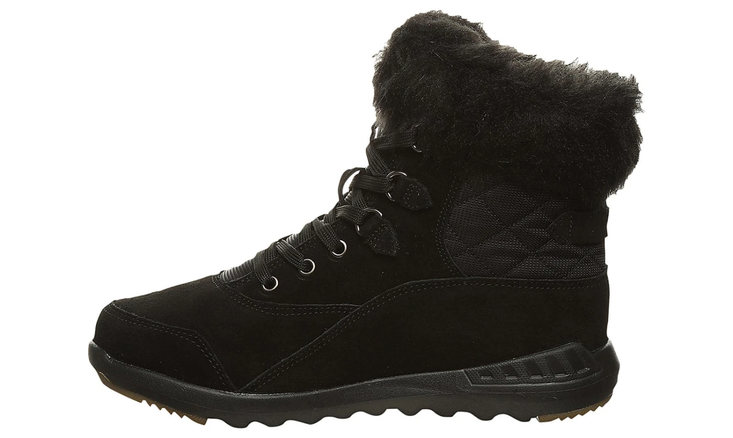Bearpaw Robin Black Faux Fur Women's Hiking Boot 3 Bearpaw Robin Black Faux Fur Women's Hiking Boot - Image 3