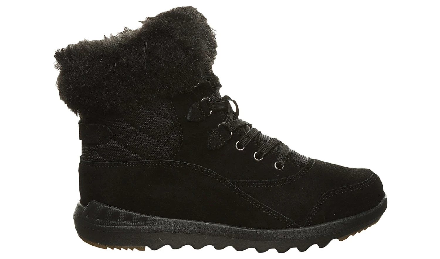 Bearpaw Robin Black Faux Fur Women's Hiking Boot 2 Bearpaw Robin Black Faux Fur Women's Hiking Boot - Image 2