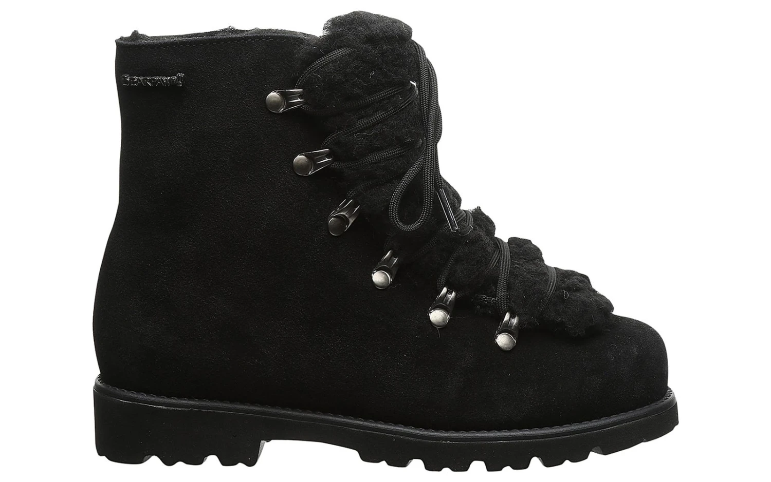 Bearpaw Alisa Black Fur Women's Boot 2 Bearpaw Alisa Black Fur Women's Boot - Image 2