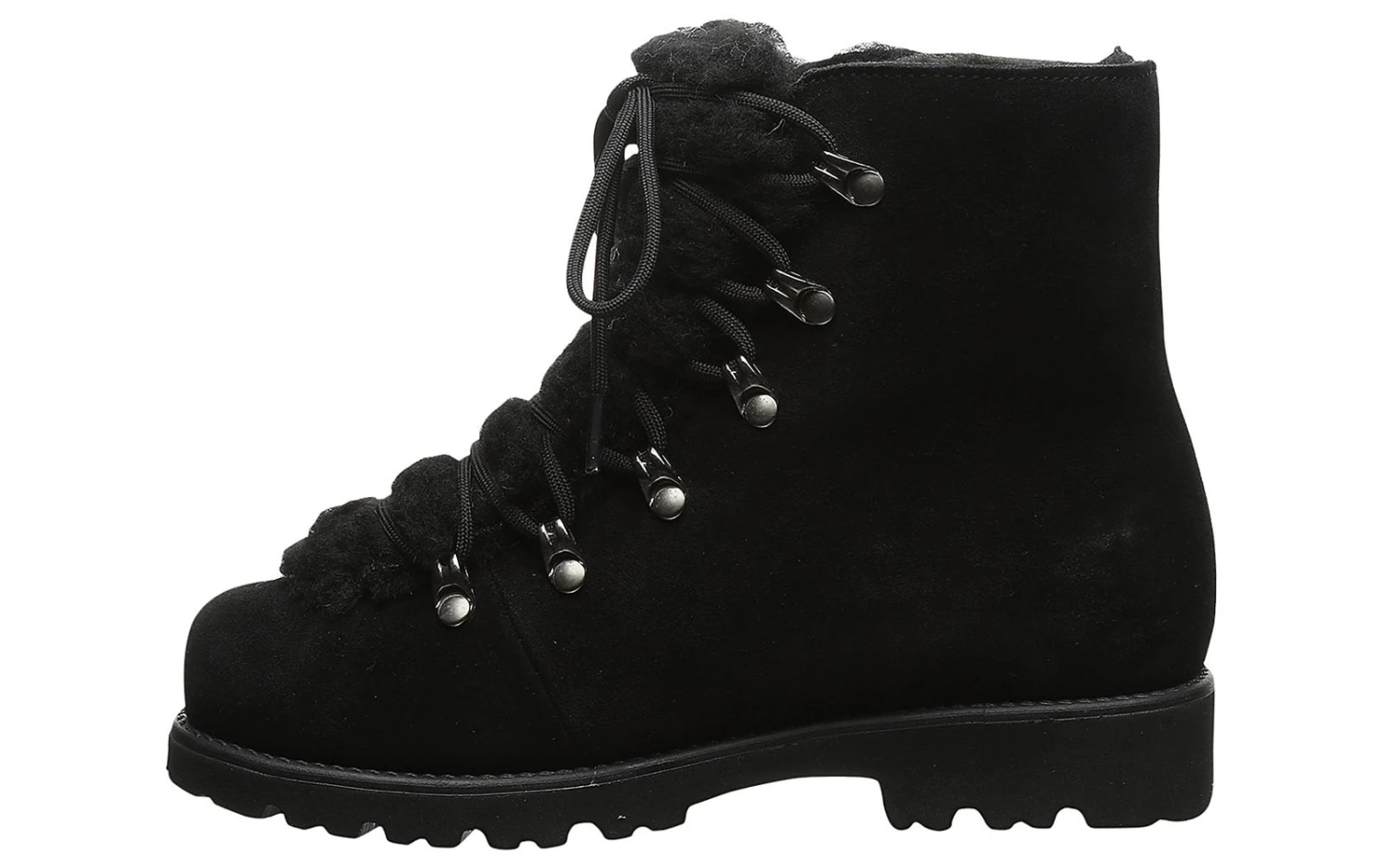 Bearpaw Alisa Black Fur Women's Boot 4 Bearpaw Alisa Black Fur Women's Boot - Image 4