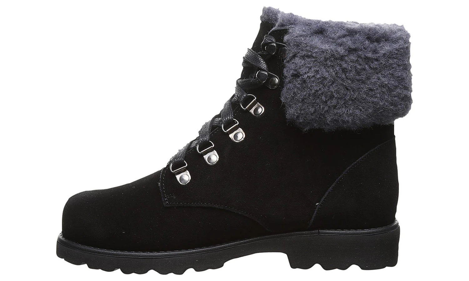 Bearpaw Sam Black Wool Lined Women's Hiker Boot 4 Bearpaw Sam Black Wool Lined Women's Hiker Boot - Image 4