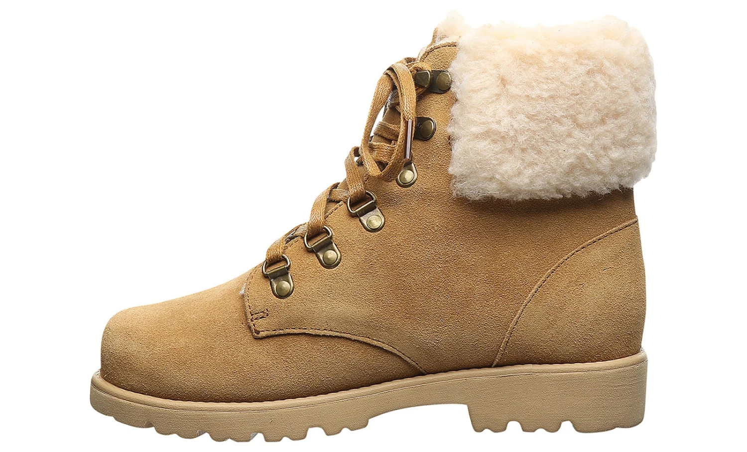 Bearpaw Sam Tan Wool Lined Women's Hiking Boot 4 Bearpaw Sam Tan Wool Lined Women's Hiking Boot - Image 4