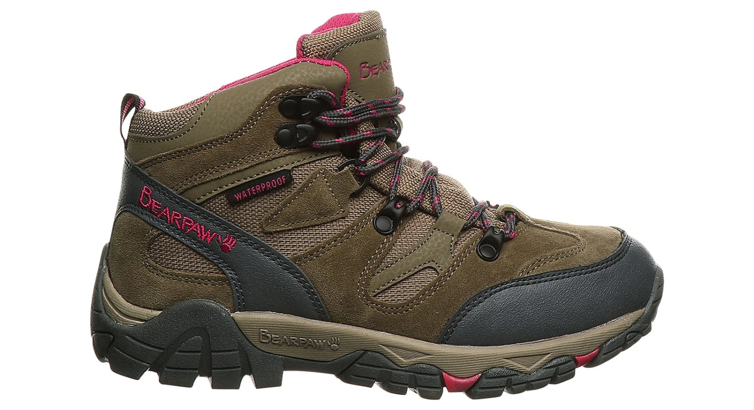 Bearpaw Corsica Taupe Women's Wide Width Hiking Boot 2 Bearpaw Corsica Taupe Women's Wide Width Hiking Boot - Image 2