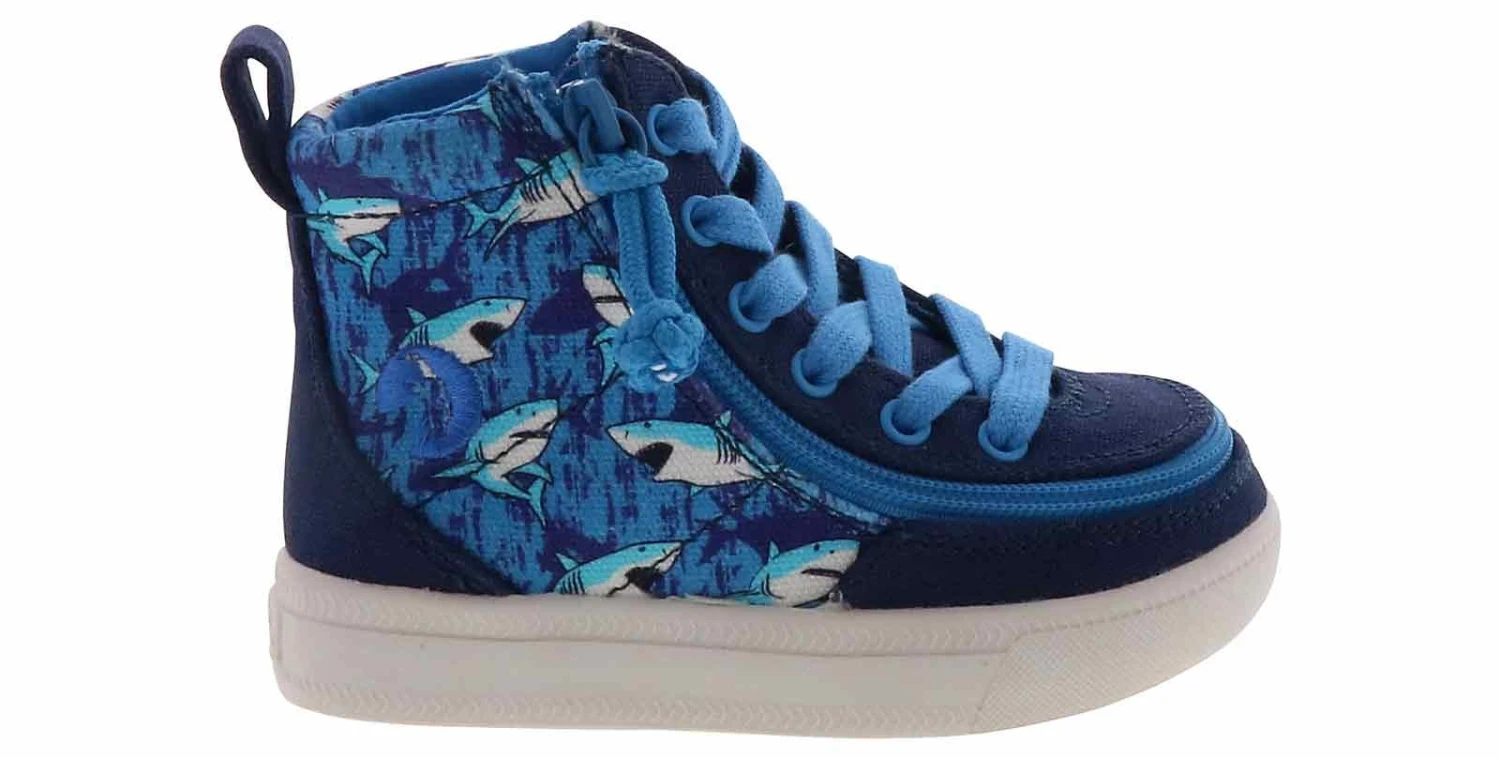 Billy Classic Lace High Shark Toddler Boys’ (6-10) Sneaker 2 Billy Classic Lace High Shark Toddler Boys’ (6-10) Sneaker - Image 2