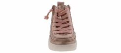 Billy Classic Lace Hi-Top Rose Toddler Girls’ (5-10) Sneaker -Bearpaw Shop billy bt22100 680 billyclassiclacehitresgd metallic06