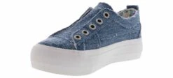 Blowfish Sadie Denim Washed Women’s Platform Sneaker -Bearpaw Shop blowfish sadie denim sadiedenimwashedplatform blue05