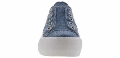 Blowfish Sadie Denim Washed Women’s Platform Sneaker -Bearpaw Shop blowfish sadie denim sadiedenimwashedplatform blue06