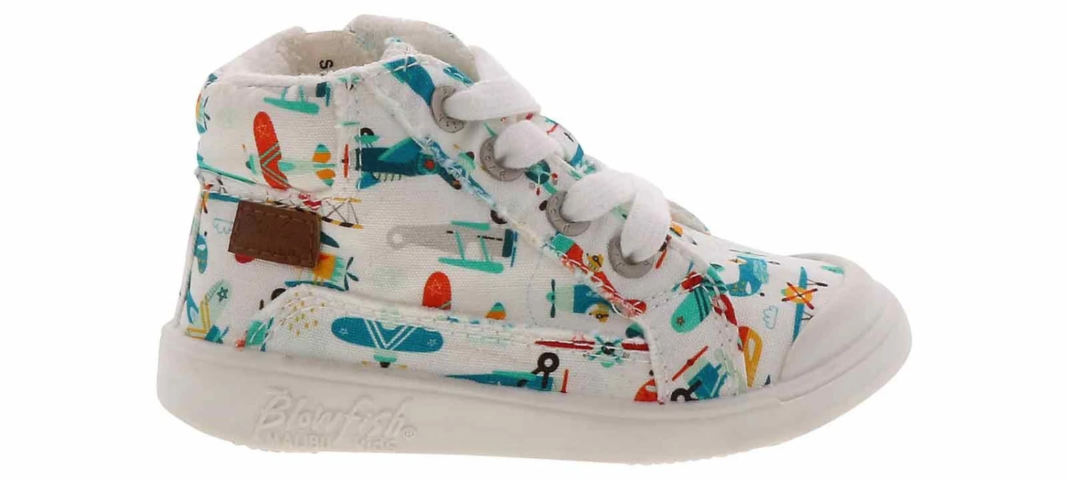 Blowfish Planes Hi-Top Toddler Boys’ (7-10) Sneaker 2 Blowfish Planes Hi-Top Toddler Boys’ (7-10) Sneaker - Image 2