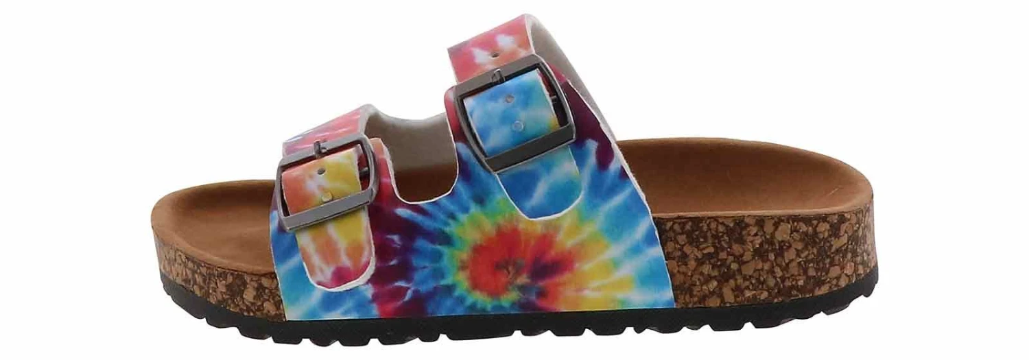 Blue Suede K-Fatia Tie Dye Girls’ (11-4) Sandal 4 Blue Suede K-Fatia Tie Dye Girls’ (11-4) Sandal - Image 4