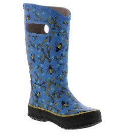 Bogs Bees Azure Girls’ (1-6) Rain Boot