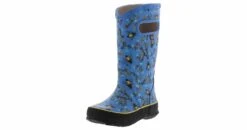 Bogs Bees Azure Girls’ (1-6) Rain Boot -Bearpaw Shop bogs 72993 422 rainbootbeesazure blue05