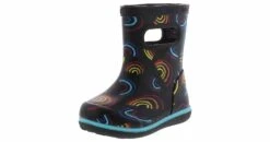 Bogs Skipper II Wild Rainbows Toddler Girls’ (4-10) Rain Boot -Bearpaw Shop bogs 73010i 009 skipperiiwildrainbows black05