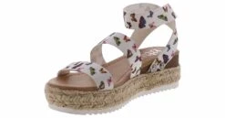 BTW Butterfly Flutter Girls’ (12-4) Platform Sandal 10 BTW Butterfly Flutter Girls’ (12-4) Platform Sandal -Bearpaw Shop btw k ls5423 06 butterflyflutterplatform white05