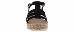 BTW Gaia Fisherman Platform Girls’ (12-5) Dress Sandal -Bearpaw Shop btw k ls5772 02 gaiablackfishermanplatform black06