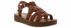 BTW Kaya Fisherman Cognac Girls’ (11-4) Sandal