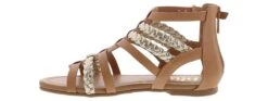 BTW Goldie Gladiator Girls’ (11-5) Sandal -Bearpaw Shop btw k xl4818 gld goldiegladiator tan04