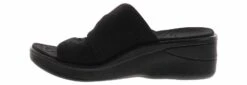 Bzees Smile More Women’s Wedge Sandal -Bearpaw Shop bzees smilemoreblk smilemoreblacktexture black04 1