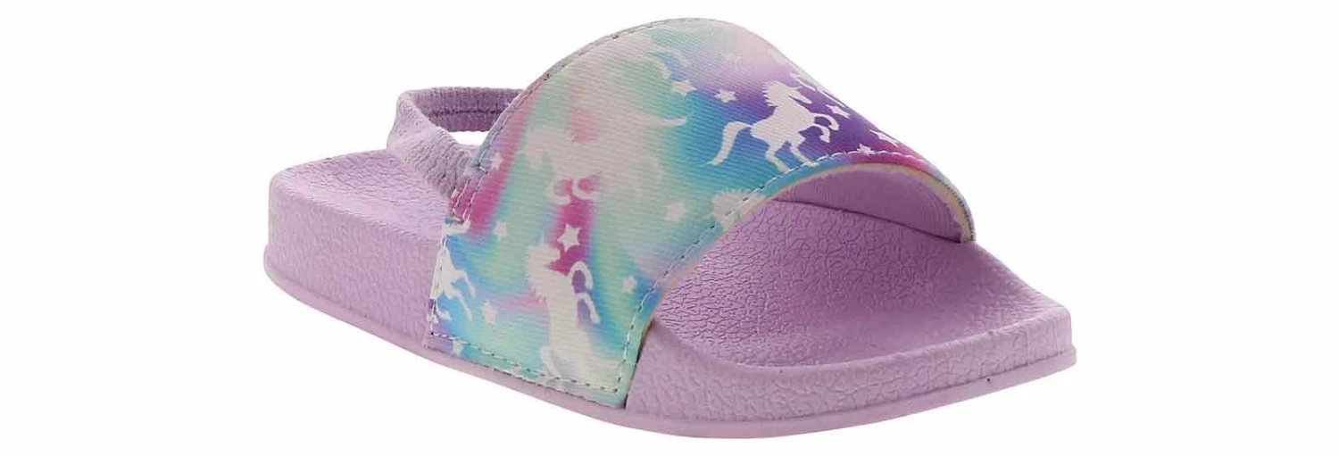 Capelli Unicorn Toddler Girls’ (5-10) Water Slide Sandal 1 Capelli Unicorn Toddler Girls’ (5-10) Water Slide Sandal