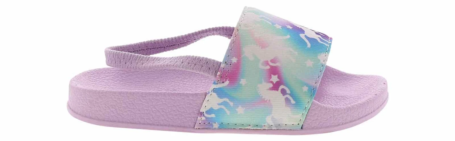 Capelli Unicorn Toddler Girls’ (5-10) Water Slide Sandal 2 Capelli Unicorn Toddler Girls’ (5-10) Water Slide Sandal - Image 2