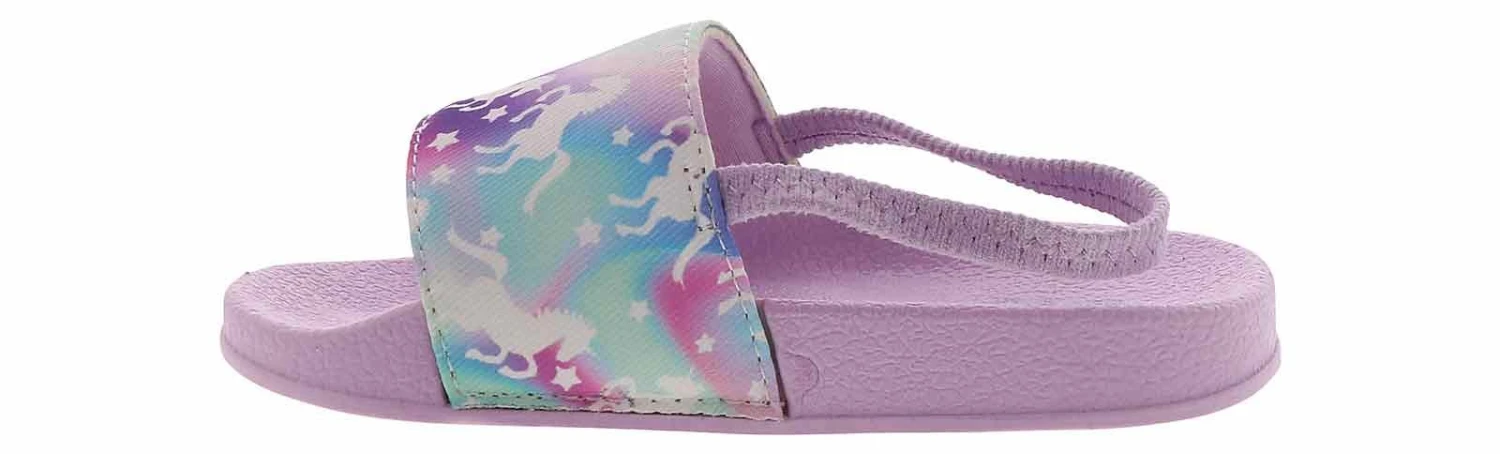 Capelli Unicorn Toddler Girls’ (5-10) Water Slide Sandal 4 Capelli Unicorn Toddler Girls’ (5-10) Water Slide Sandal - Image 4
