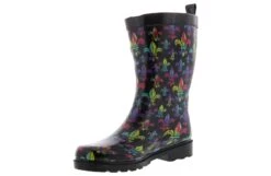Capelli Fleur De Lis Women’s Rainboot -Bearpaw Shop capelli rbt 3896 black rbt3896 black05