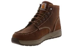 Carhartt Chukka Men’s Soft Toe Work Shoe -Bearpaw Shop carhartt cmx4023 4inlightweightwedgechukka brown05