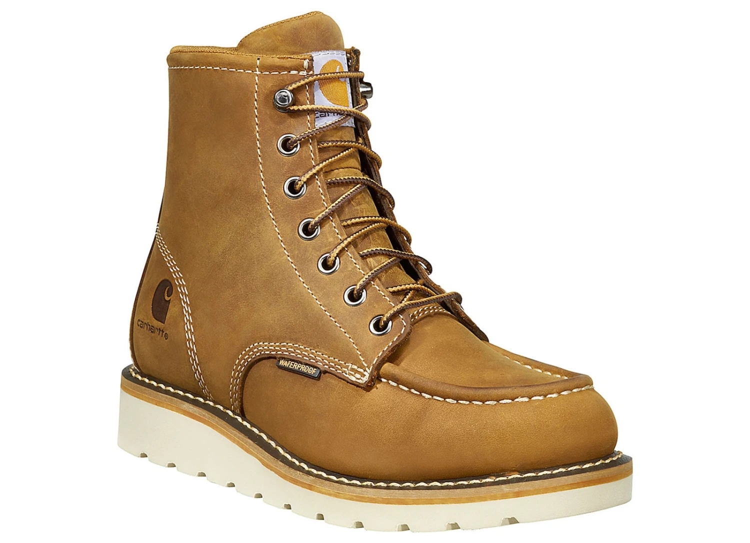 Carhartt 6 Inch Moc Waterproof Brown Women's Steel Toe Wedge Boot 1 Carhartt 6 Inch Moc Waterproof Brown Women's Steel Toe Wedge Boot