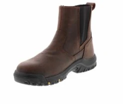 Caterpillar Wheelbase Men's Safety Toe Boot 10 Caterpillar Wheelbase Men's Safety Toe Boot -Bearpaw Shop cat wheelbase st p91026 brown05