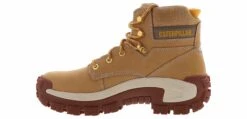Caterpillar Invader Hi-Top Men’s Steel Toe Work Boot -Bearpaw Shop caterpillar p91286 invaderhist tan04
