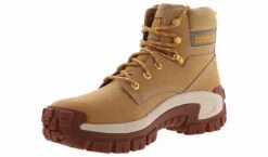 Caterpillar Invader Hi-Top Men’s Steel Toe Work Boot -Bearpaw Shop caterpillar p91286 invaderhist tan05