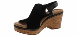 Clarks Giselle Sea Women’s Comfort Wedge -Bearpaw Shop clarks 26164789 gisellesea black05